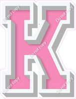 VA 18" Individuals - Flat bubblegum K