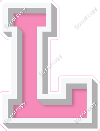 VA 18" Individuals - Flat bubblegum L