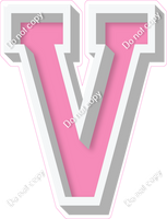 VA 18" Individuals - Flat bubblegum V
