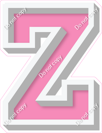 VA 18" Individuals - Flat bubblegum Z