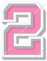 VA 18" Individuals - Flat bubblegum 2