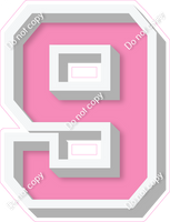 VA 18" Individuals - Flat bubblegum 9
