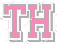VA 18" Individuals - Flat bubblegum TH