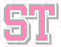 VA 18" Individuals - Flat bubblegum ST