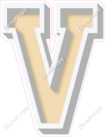 VA 18" Individuals - Flat Champagne V
