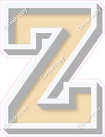 VA 18" Individuals - Flat Champagne Z