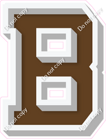 VA 18" Individuals - Flat Chocolate B