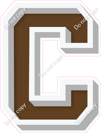 VA 18" Individuals - Flat Chocolate C