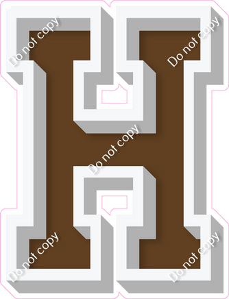 VA 18" Individuals - Flat Chocolate H