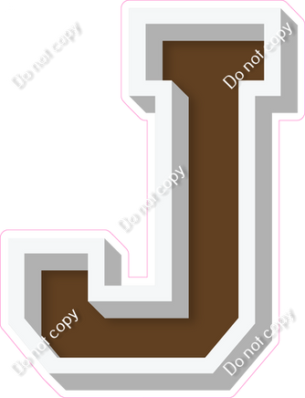 VA 18" Individuals - Flat Chocolate J