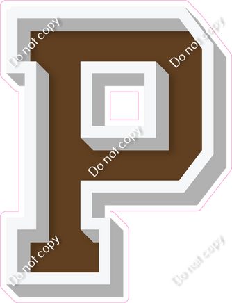 VA 18" Individuals - Flat Chocolate P