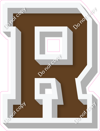 VA 18" Individuals - Flat Chocolate R