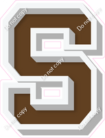 VA 18" Individuals - Flat Chocolate S