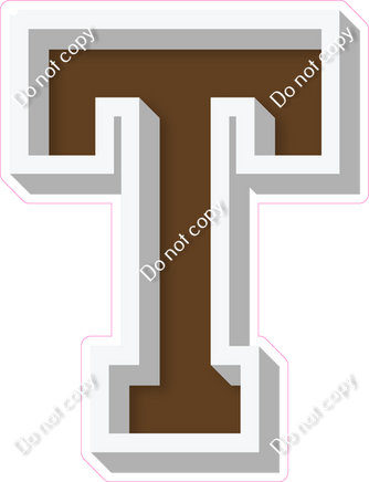 VA 18" Individuals - Flat Chocolate T