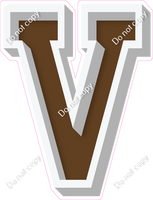 VA 18" Individuals - Flat Chocolate V