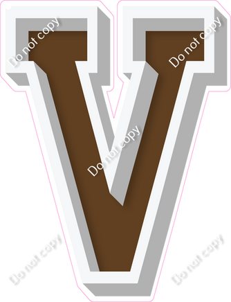 VA 18" Individuals - Flat Chocolate V