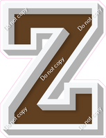VA 18" Individuals - Flat Chocolate Z