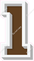 VA 18" Individuals - Flat Chocolate 1