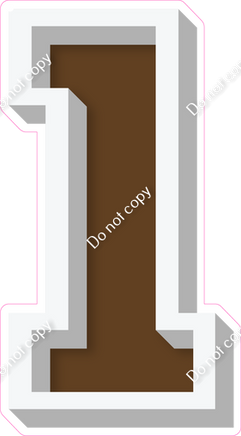 VA 18" Individuals - Flat Chocolate 1