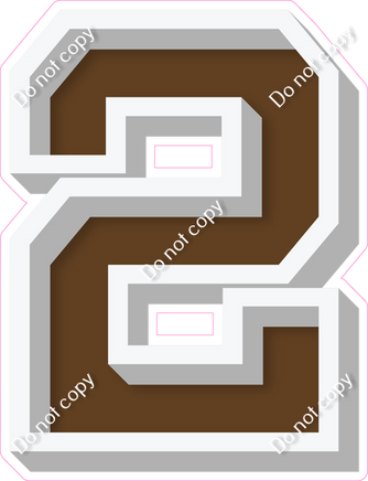 VA 18" Individuals - Flat Chocolate 2