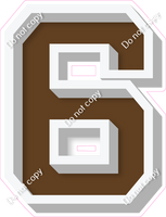 VA 18" Individuals - Flat Chocolate 6