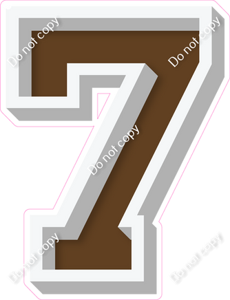 VA 18" Individuals - Flat Chocolate 7