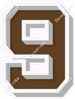 VA 18" Individuals - Flat Chocolate 9
