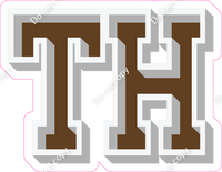 VA 18" Individuals - Flat Chocolate TH