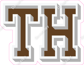 VA 18" Individuals - Flat Chocolate TH