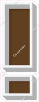 VA 18" Individuals - Flat Chocolate !