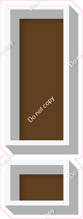 VA 18" Individuals - Flat Chocolate !