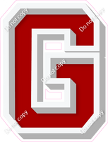 VA 18" Individuals - Flat Crimson G