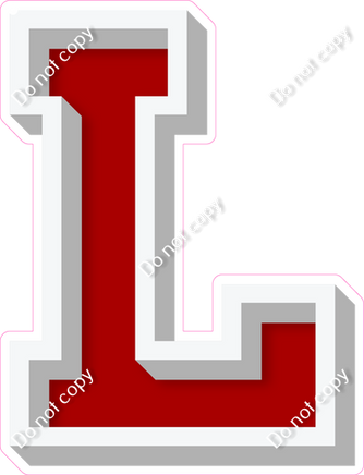 VA 18" Individuals - Flat Crimson L