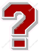VA 18" Individuals - Flat Crimson ?