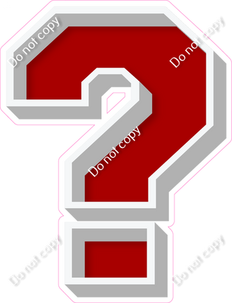 VA 18" Individuals - Flat Crimson ?