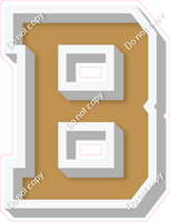 VA 18" Individuals - Flat Gold B