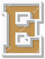 VA 18" Individuals - Flat Gold E