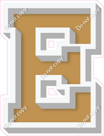 VA 18" Individuals - Flat Gold E