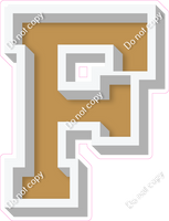 VA 18" Individuals - Flat Gold F