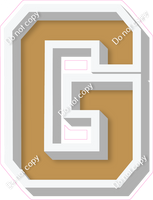 VA 18" Individuals - Flat Gold G