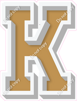 VA 18" Individuals - Flat Gold K