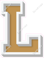 VA 18" Individuals - Flat Gold L