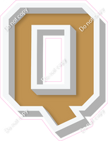 VA 18" Individuals - Flat Gold Q