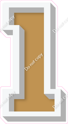 VA 18" Individuals - Flat Gold 1
