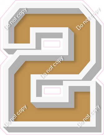VA 18" Individuals - Flat Gold 2