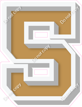 VA 18" Individuals - Flat Gold 5