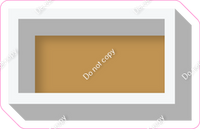VA 18" Individuals - Flat Gold Dash