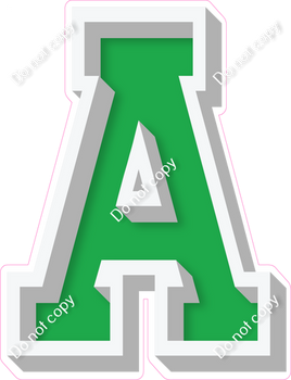 VA 18" Individuals - Flat Green A