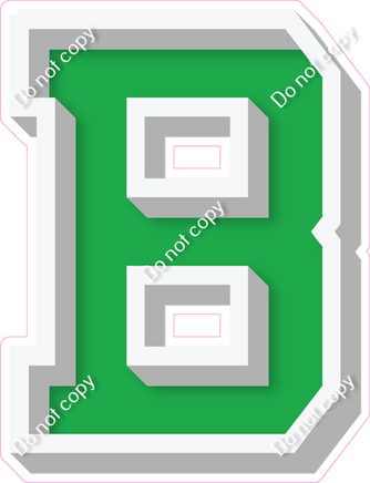 VA 18" Individuals - Flat Green B