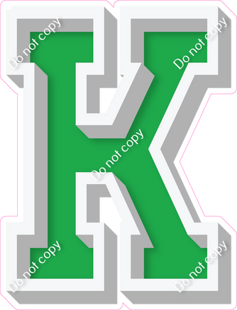 VA 18" Individuals - Flat Green K